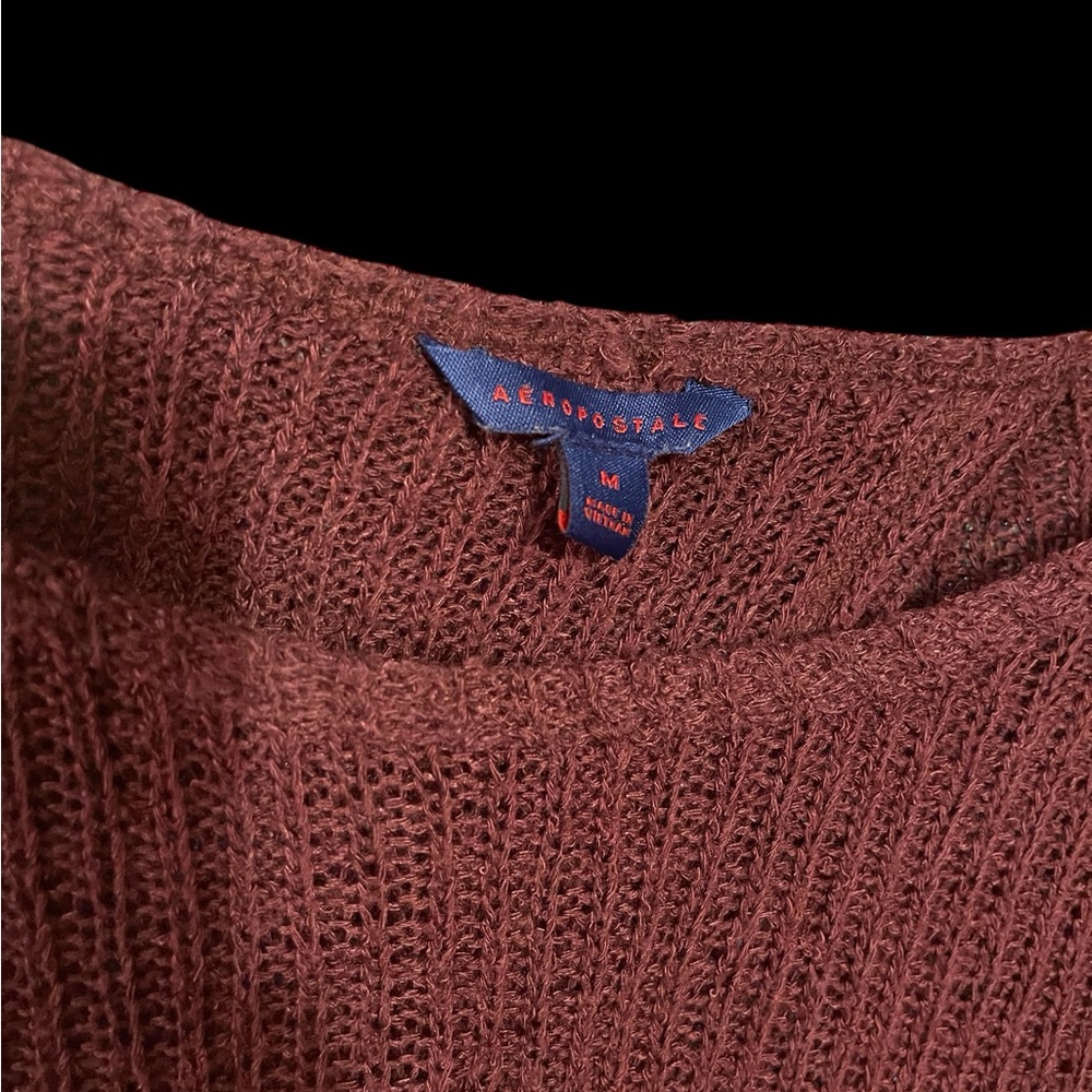 Aeropostale Burgundy Sweater - Picture 5 of 5